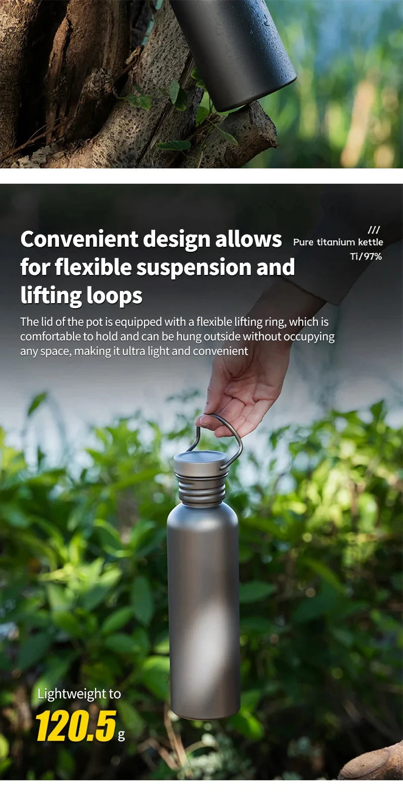 |イベント・ノベルティ用品 | チタンウォーターボトル | 500ml/600ml/750ml