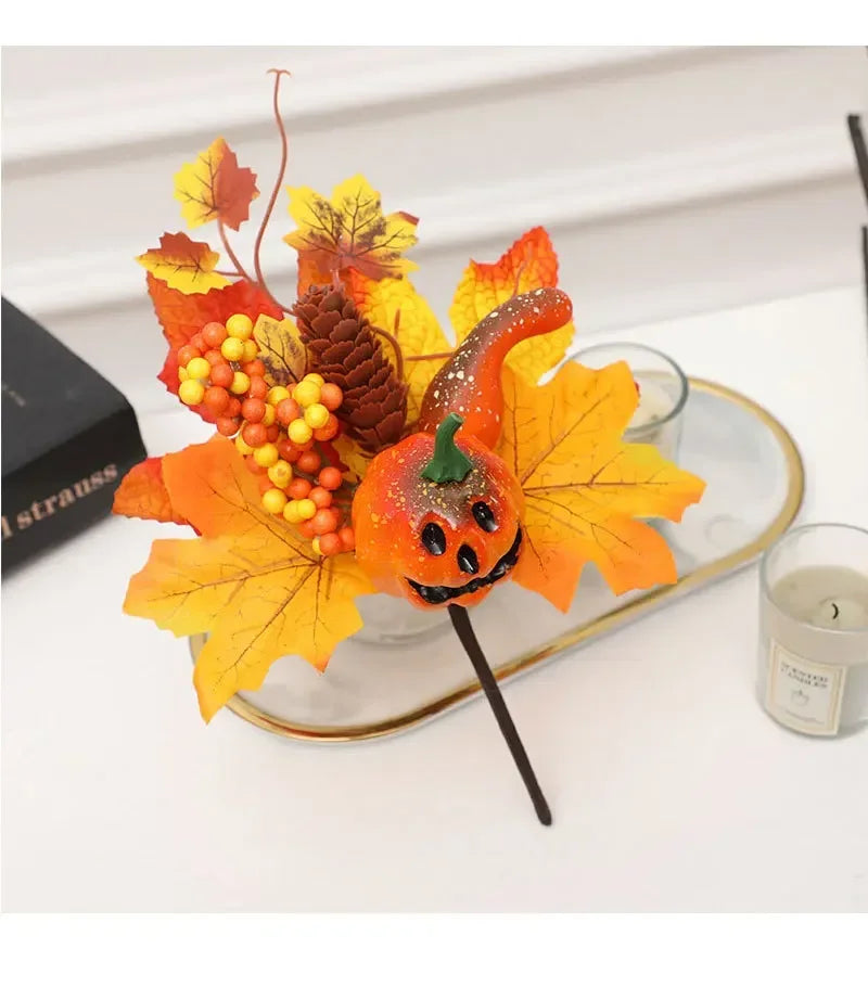 イベント・ハロウィングッズ|秋色リース デコレーションセット