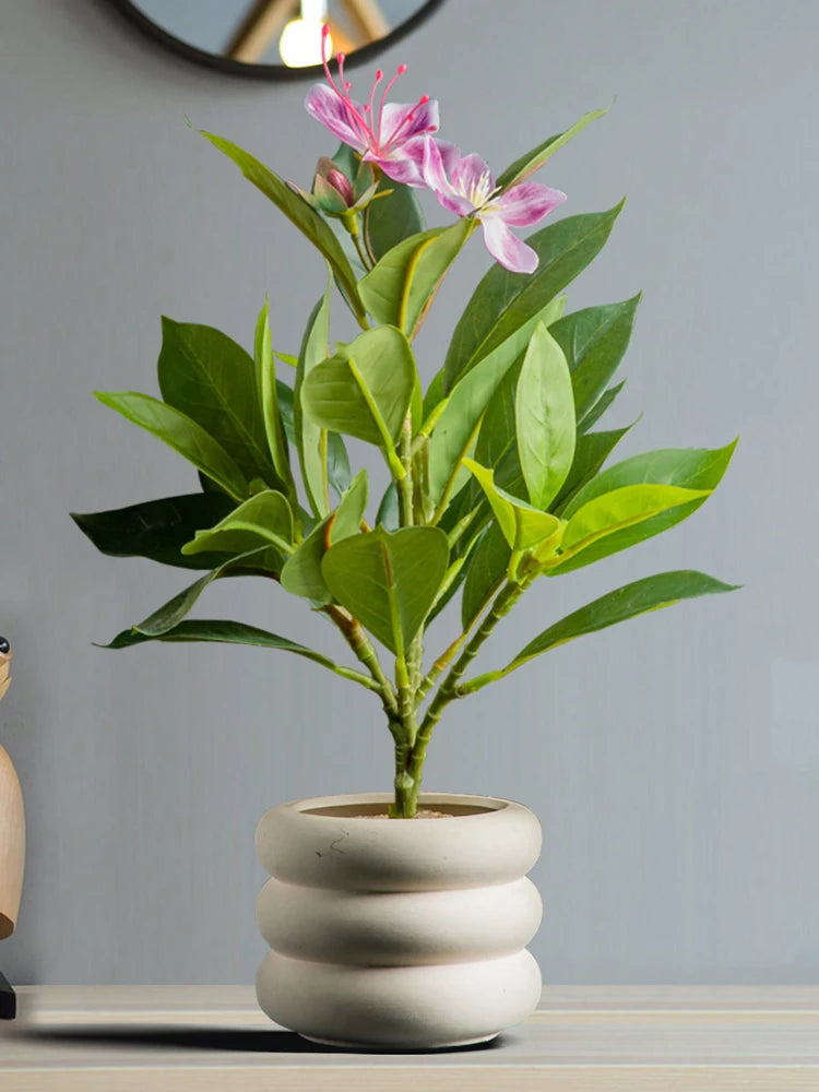 21~40cm・人工ツツジ・フェイクゴムの木・トロピカルヤシの葉