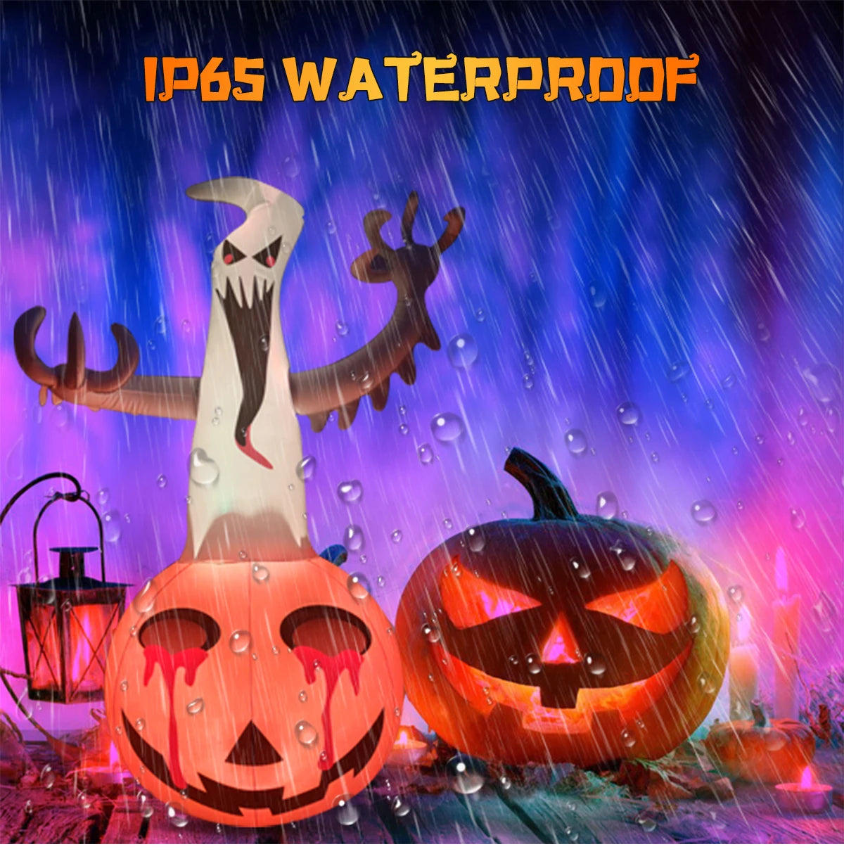 イベント・ハロウィン装飾|LEDパンプキンバルーンデコレーション