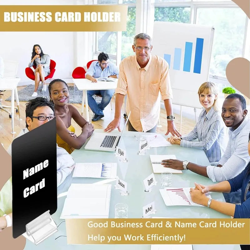 イベント・結婚式装飾|透明プラスチックミニカードスタンドセット