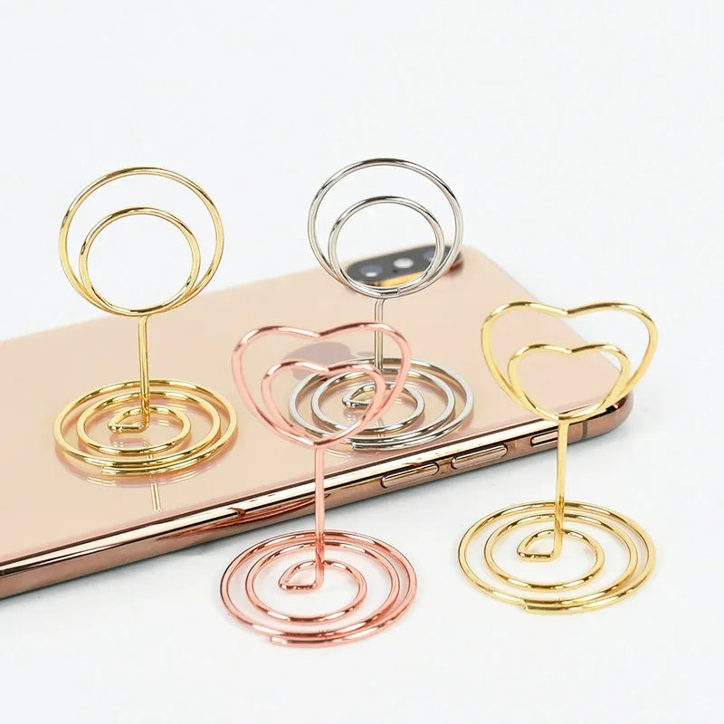 イベント・結婚式装飾|テーブルナンバーホルダー 20個セット ゴールド