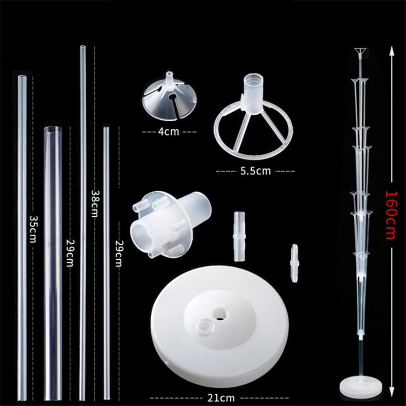 イベント・バルーン装飾|バルーンスタンドセット19本(160cm)