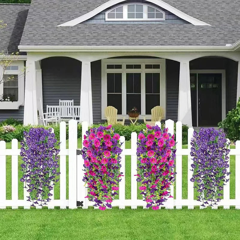 パーティー・ガーデン装飾|造花ペチュニア(75c)