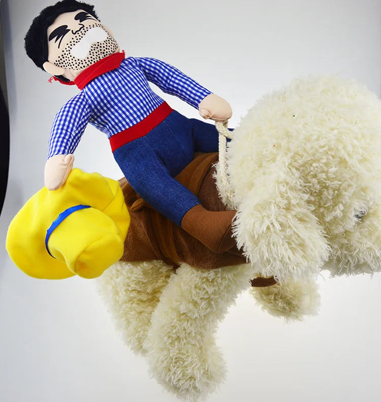 イベント・ハロウィングッズ|カウボーイ犬用コスチューム