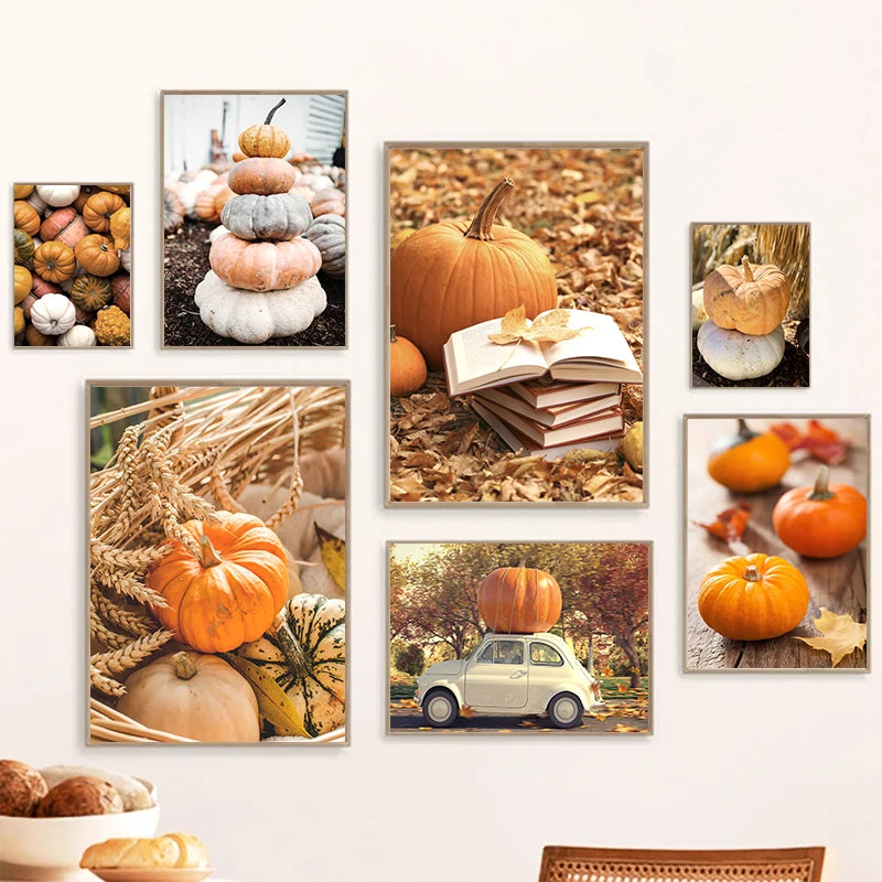 イベント・ハロウィングッズ|秋の風景キャンバスアート