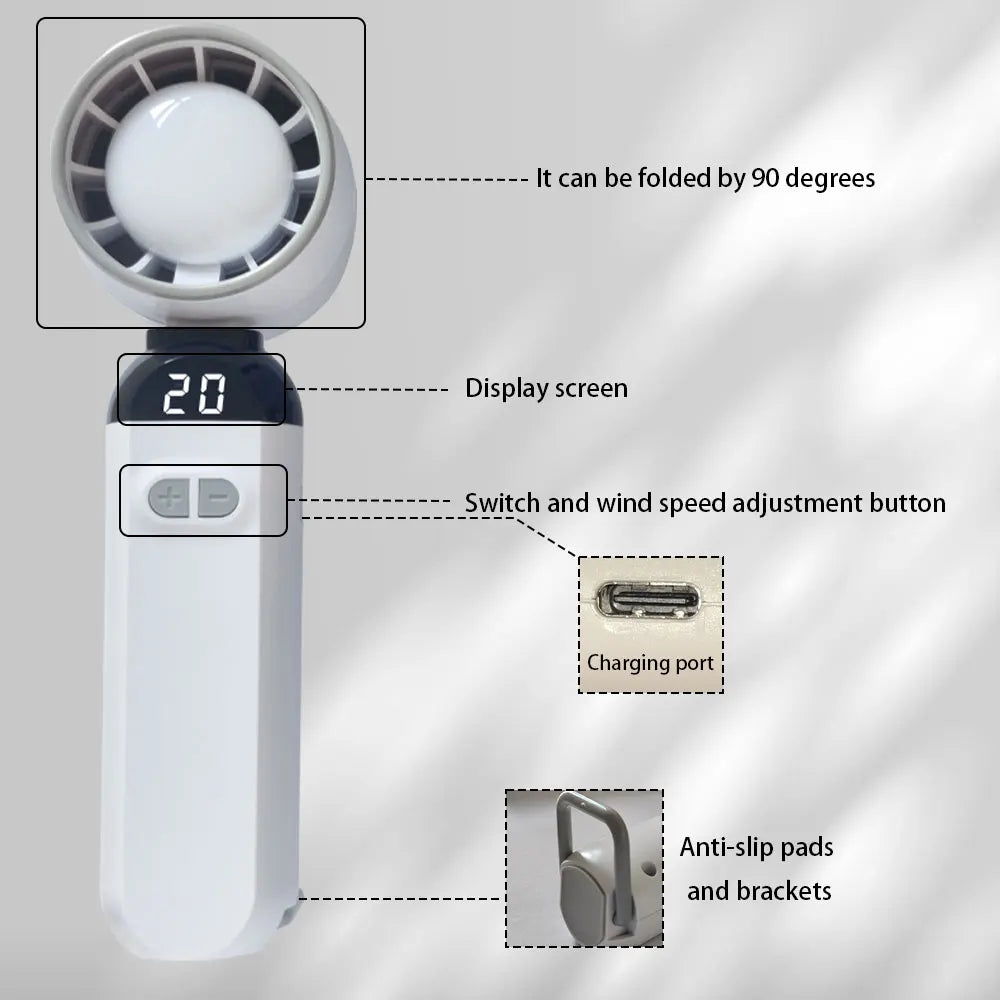 |イベント・ノベルティ用品 | スピード調節可能!携帯用手持ちファン