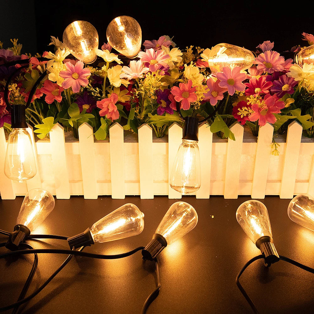 イベント・パーティー装飾|防水LEDガーデンライト(7.6M~20M)