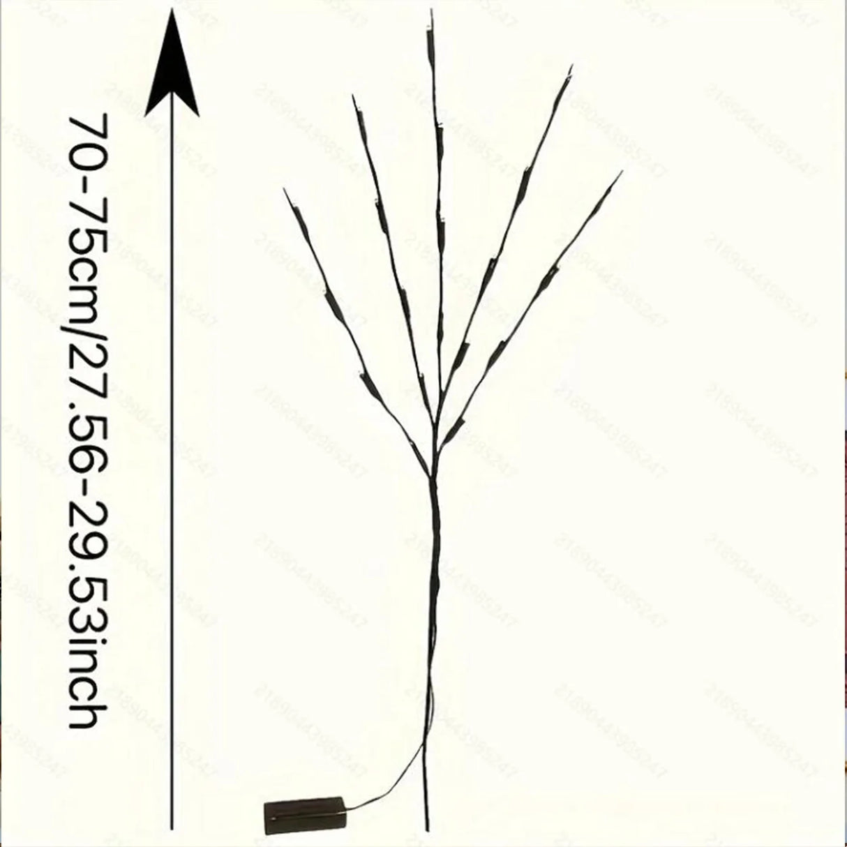 モチーフライト|イベント・パーティー装飾|LED小枝ランプ (70~75cm)