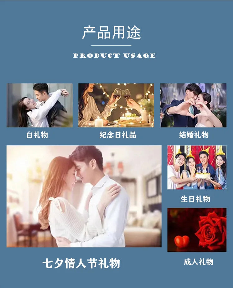 星空ガラスカバーの永遠のバラ