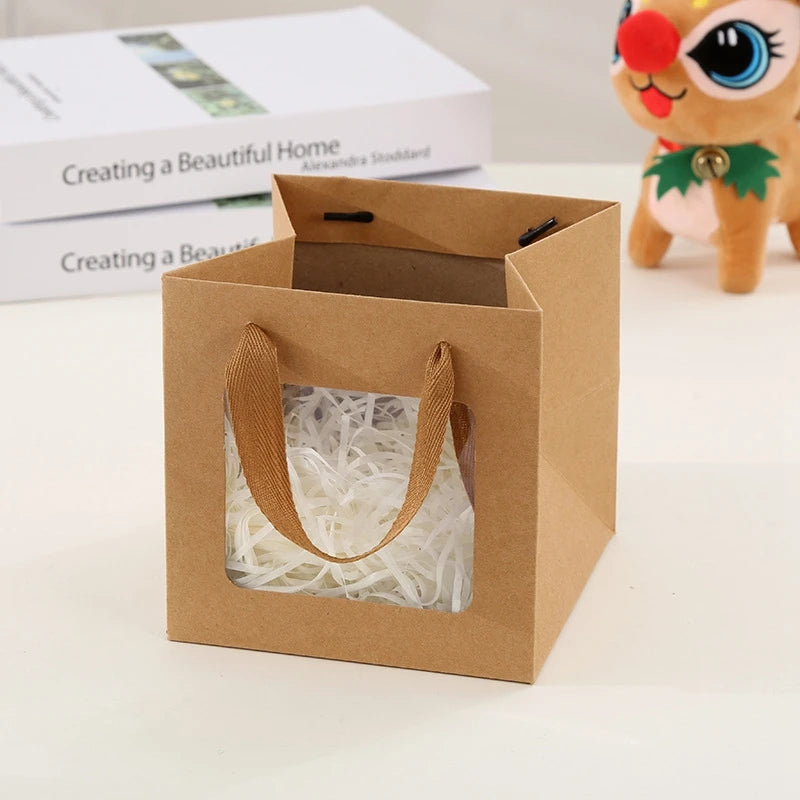 |ノベルティ用品 | 透明窓付きギフトバッグ | S/ M/ L