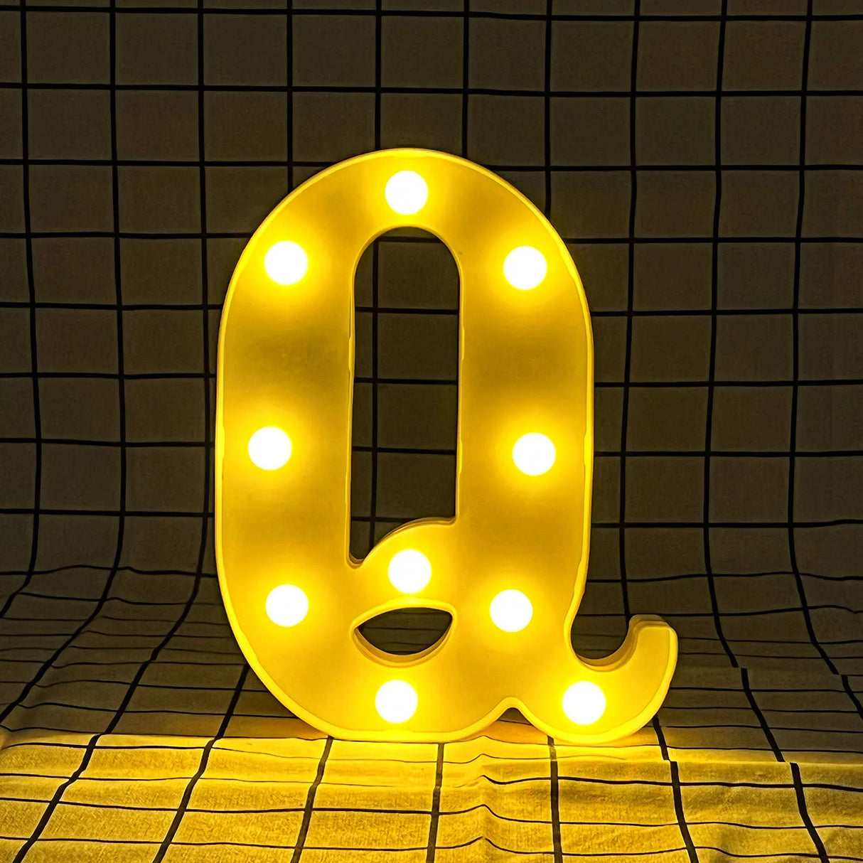 【LED装飾】LEDライト・デコレーションライト(ハート/数字/アルファベット)22cm ハート16cm