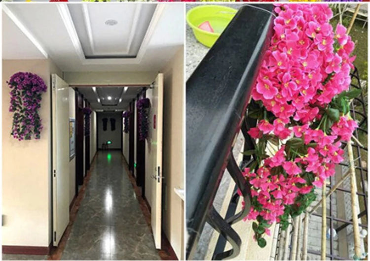 人工バイオレット 吊り下げフェイクフラワー