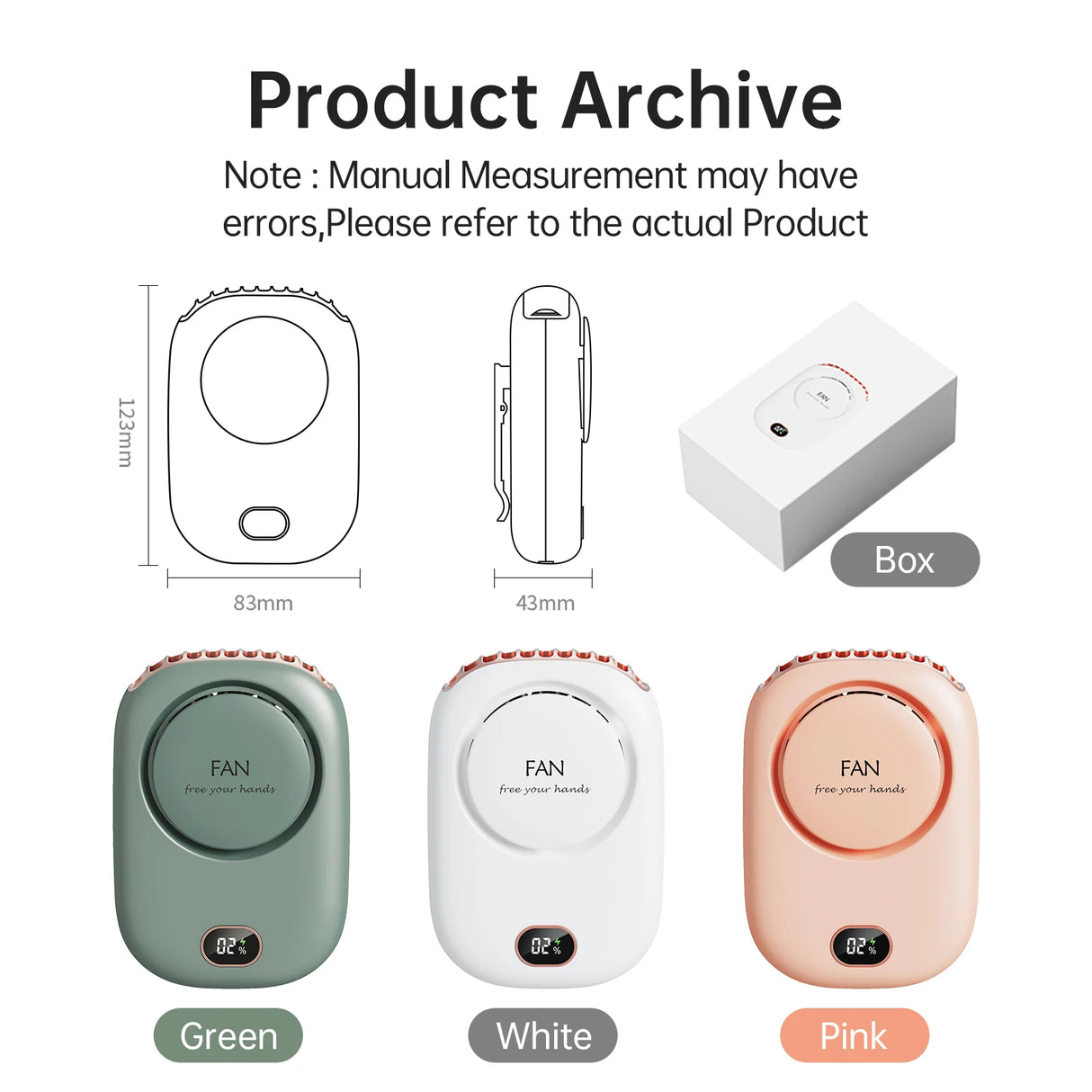 |イベント・ノベルティ用品 | USB充電式 ポータブルネックファン