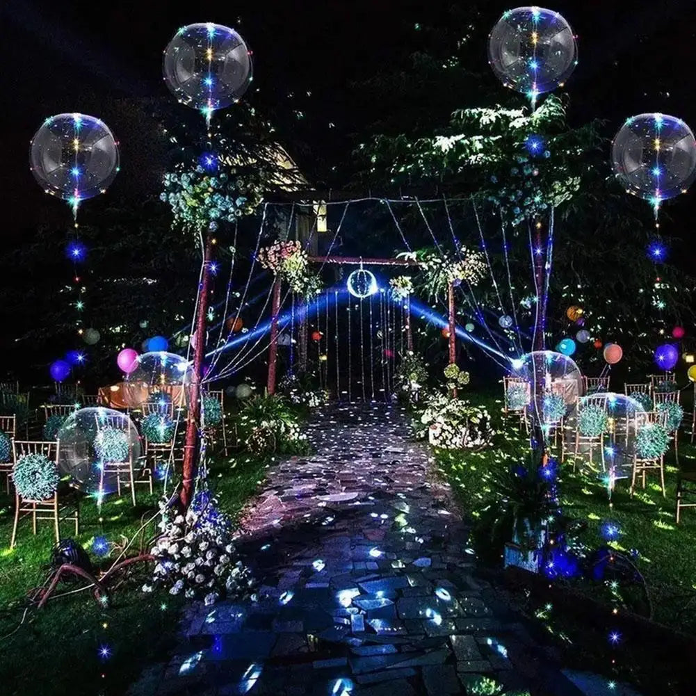 イベント・バルーン装飾 | LEDライトアップバルーンセット  | 12個