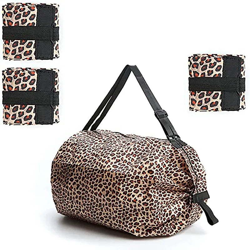 | ノベルティ用品 | 折り畳みアニマル柄エコバッグ | 40×40c