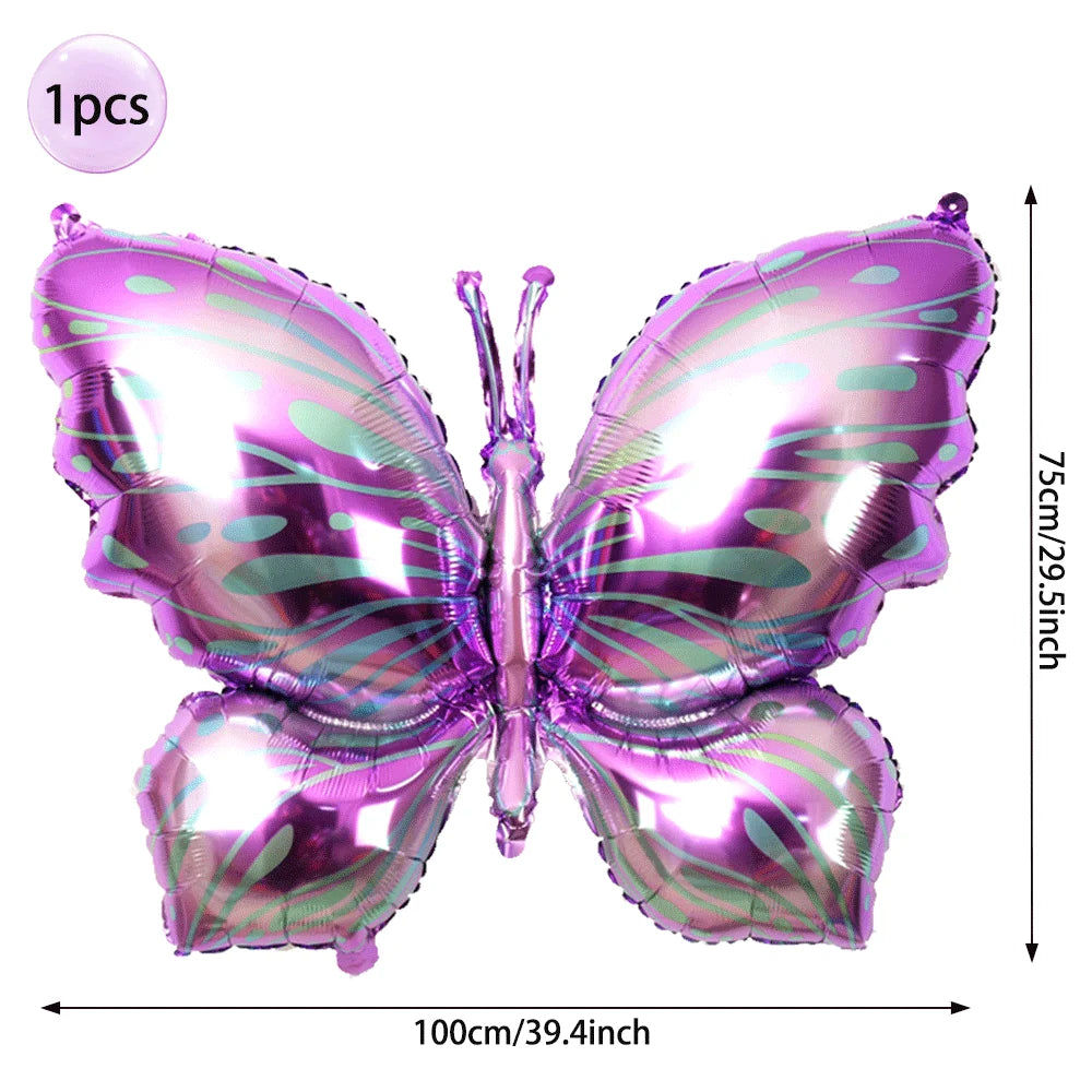 パーティー・インテリア装飾 バタフライバルーン 蝶モチーフ 誕生日・イベント用