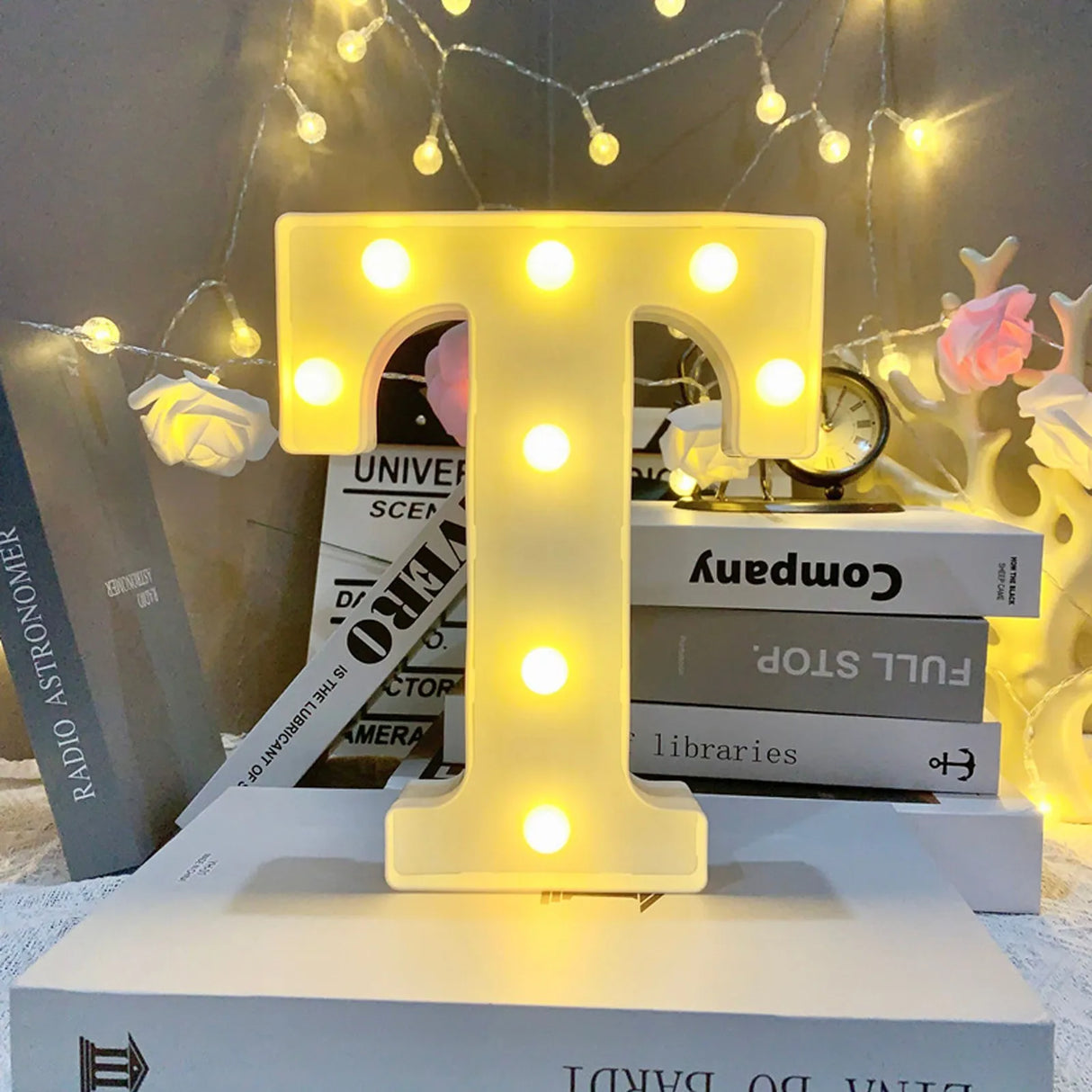 【LED装飾】LEDライト・デコレーションライト(アルファベット)21.8cm