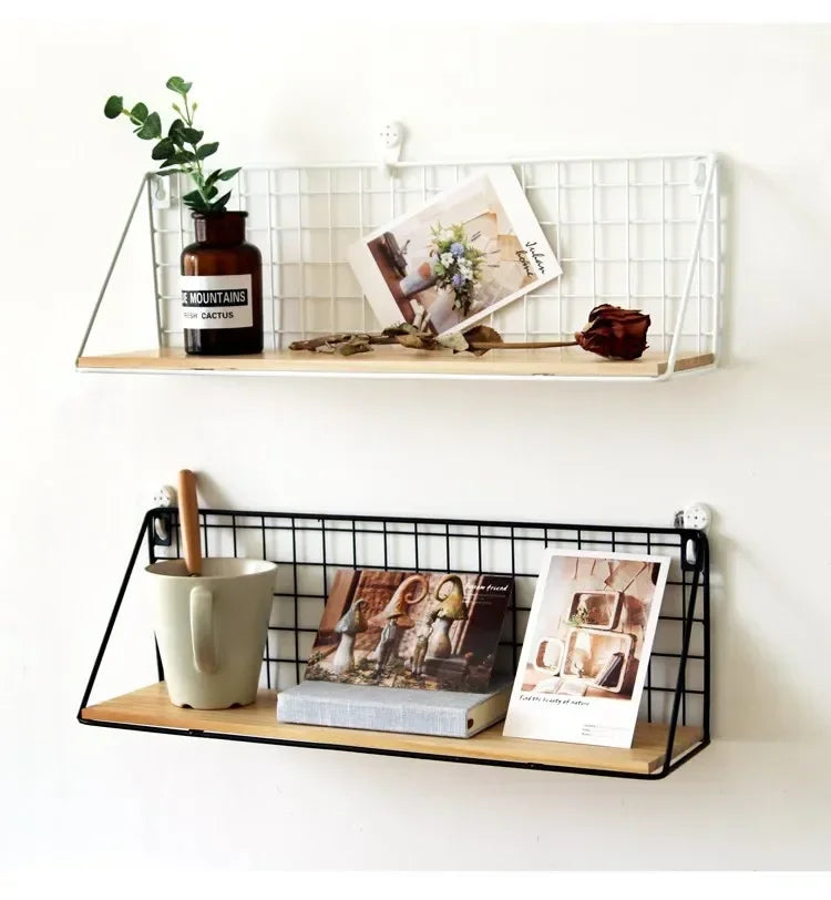 アイアンメッシュ壁掛けネット什器