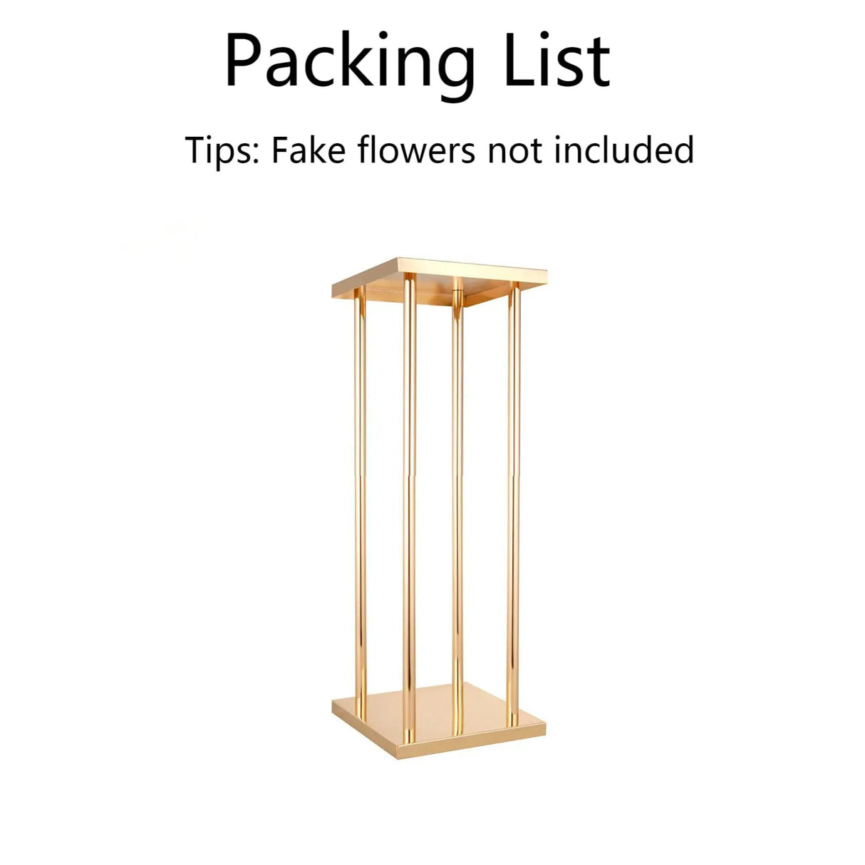 結婚式・インテリア装飾|ゴールドメタルフラワースタンド