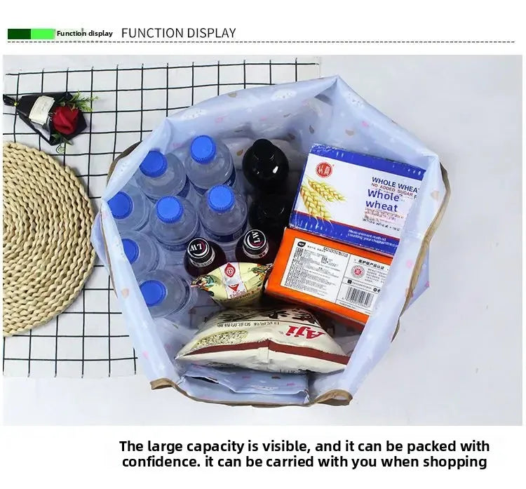 | ノベルティ用品 | かわいい厚手防水折りたたみエコバッグ