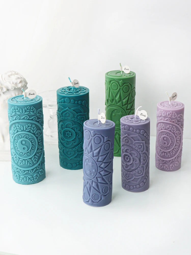 クラフト・DIY用|ハンドメイドキャンドル用 オリエンタル柄型