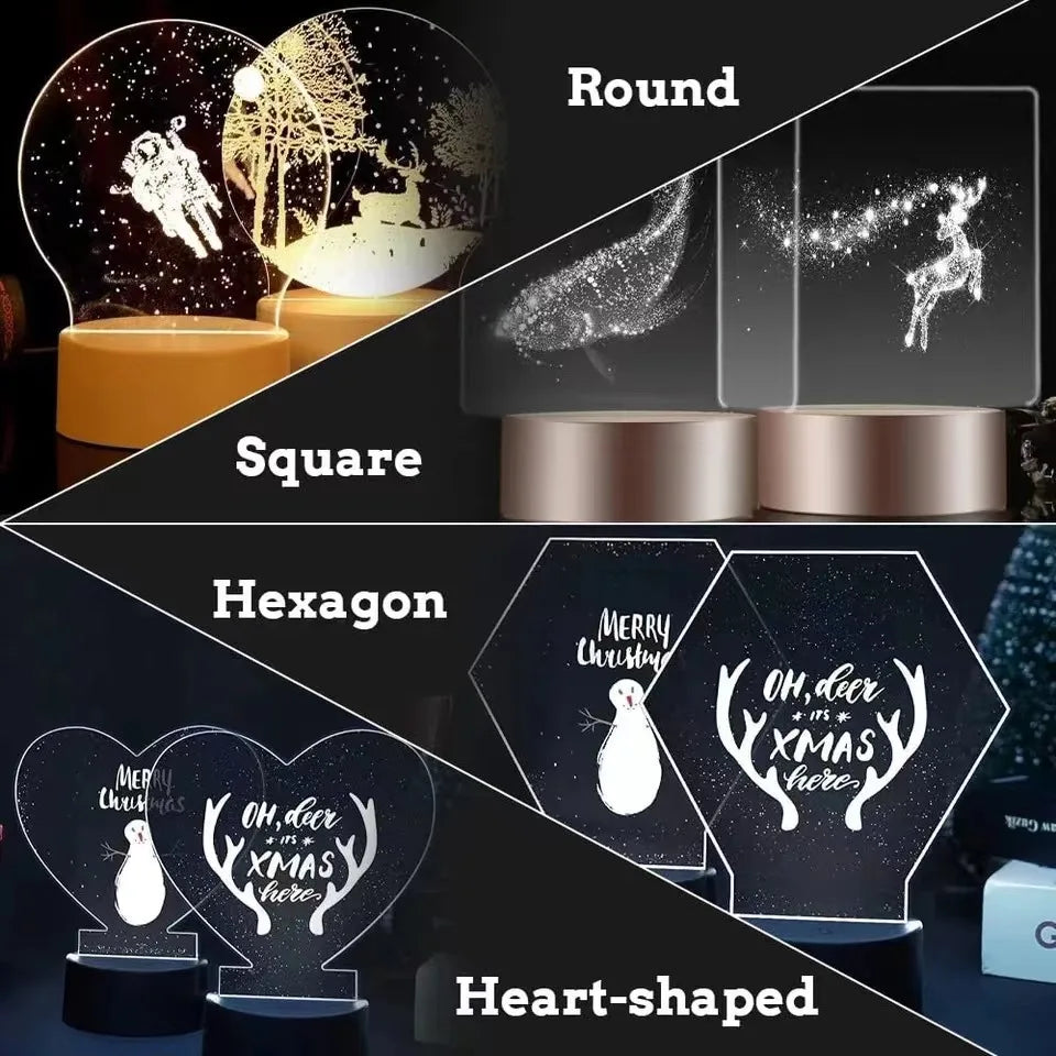 LEDライトプレート用透明アクリルシート