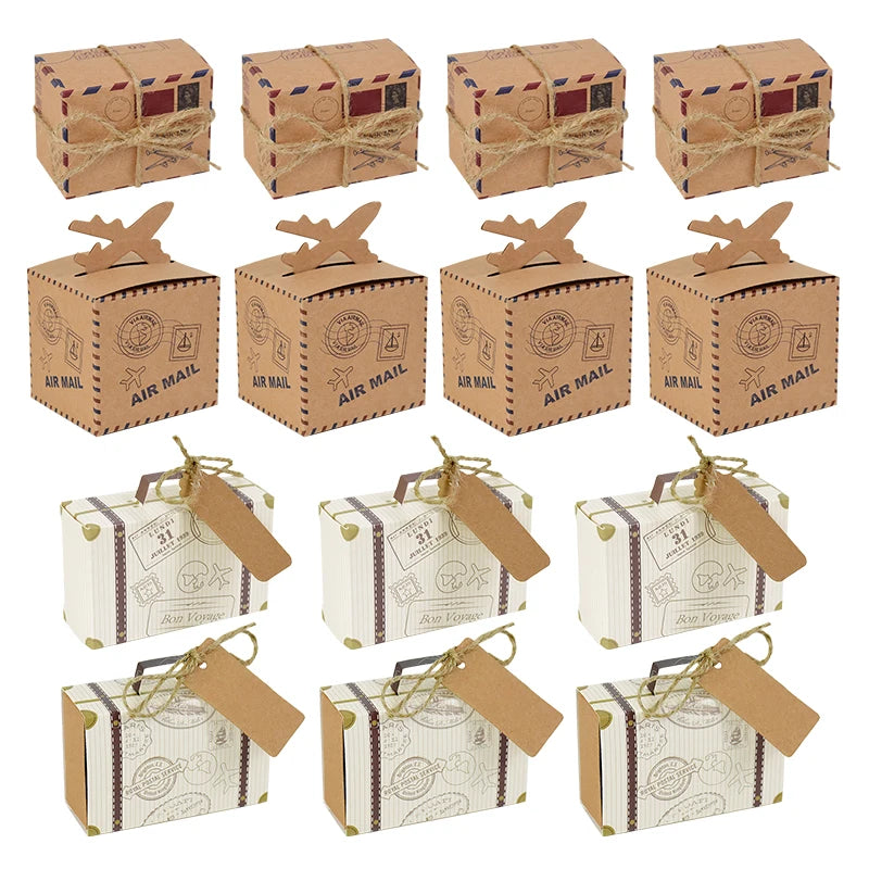 |イベント・ノベルティ用品 | スーツケース・エアメール型ギフトボックス10個セット