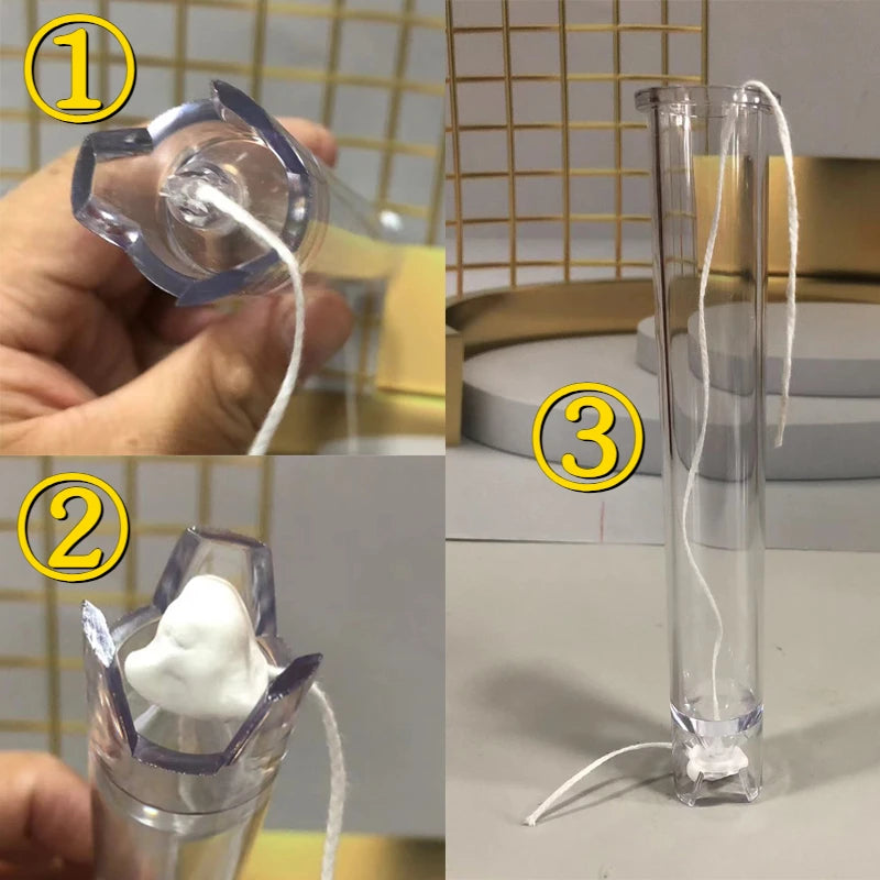 クラフト・DIY用|ハンドメイドキャンドル用 六角柱型