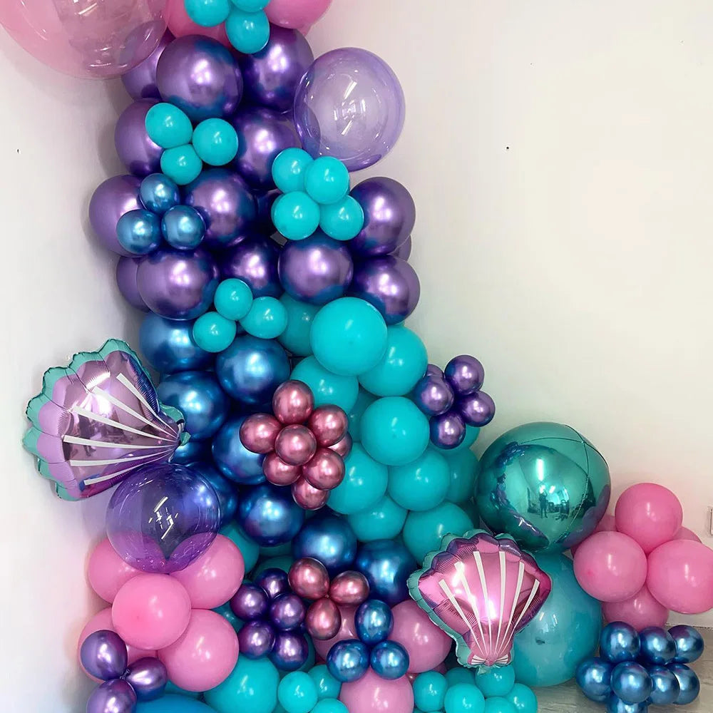 マーメイドテーマ ミニバルーンセット 10個