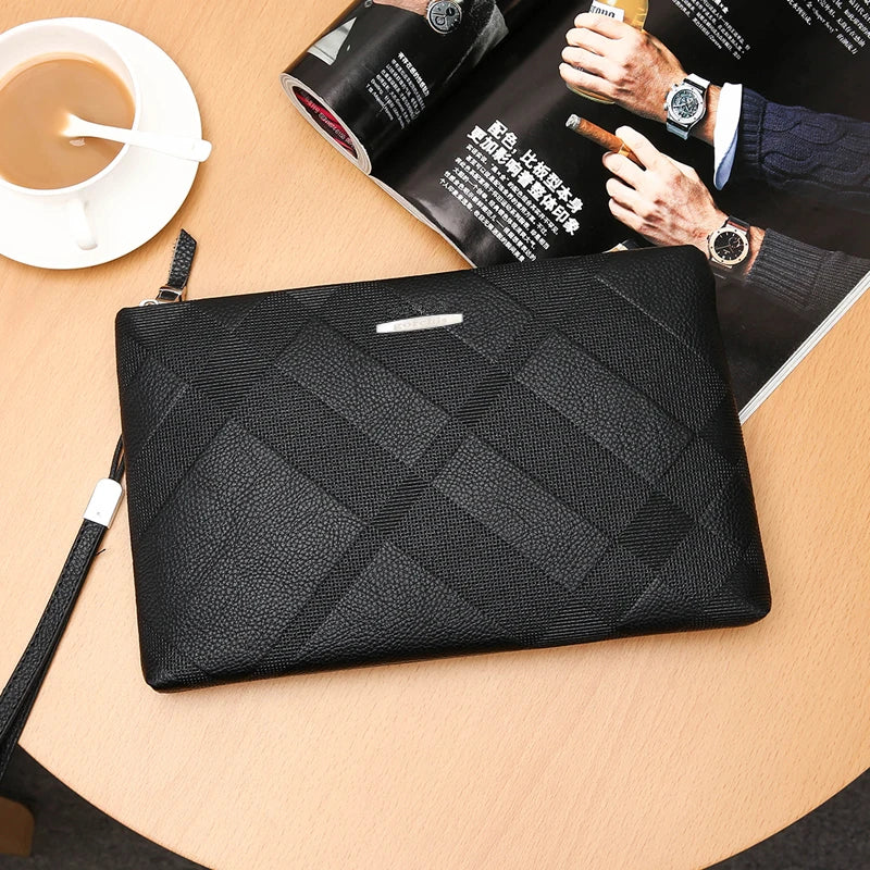 |イベント・ノベルティ用品 | メンズ高級本革ビジネスハンドバッグ | W28xH17xD2.5cm