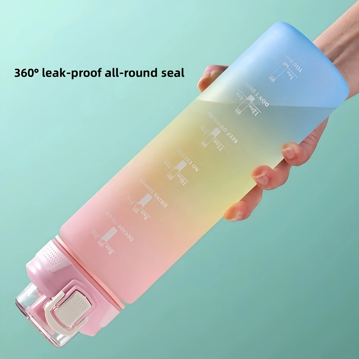 |イベント・ノベルティ用品 | タイムマーカー付きグラデーションウォーターボトル | 1000ml