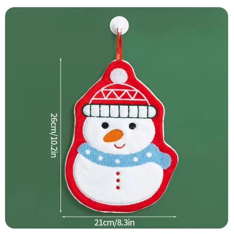 クリスマスグッズ・ ノベルティ用品|クリスマス柄 吸水ハンドタオル