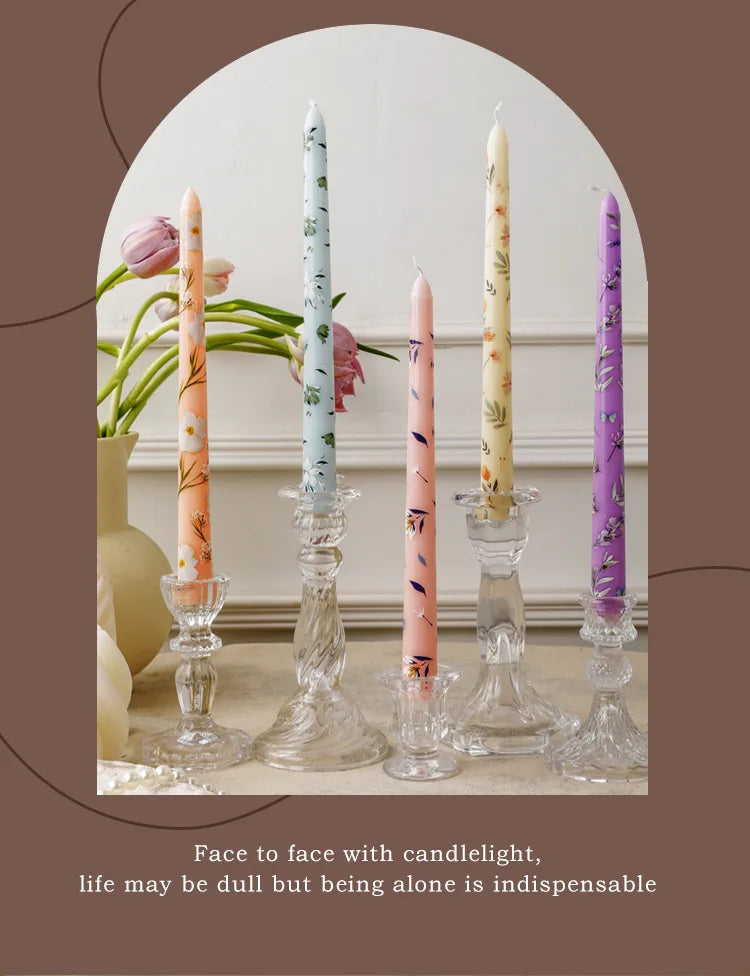 ヨーロピアンスタイルのロングキャンドル