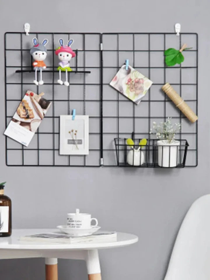 北欧風アイアン製DIYネット什器ハンギングラック