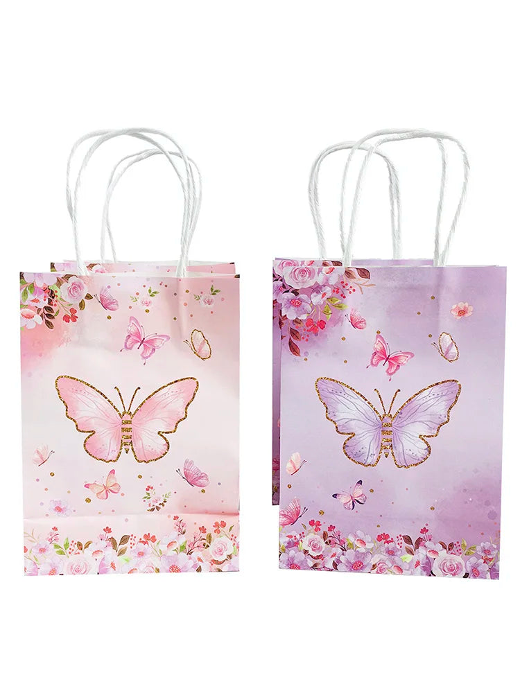 |イベント・ノベルティ用品 | 蝶プリントギフトバッグ | W15×H21×D8c