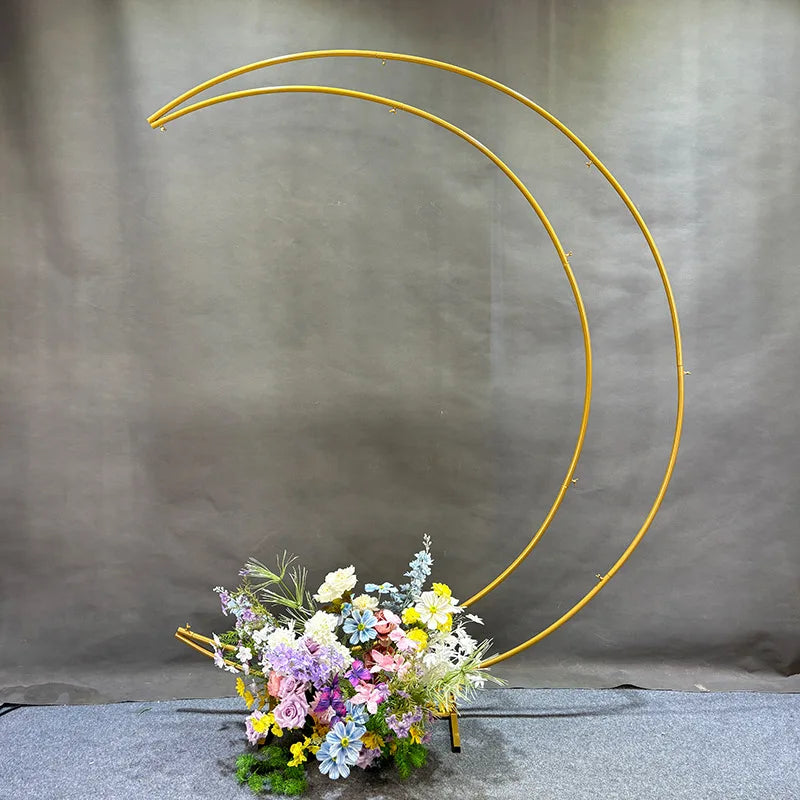 イベント・パーティー装飾 ムーン型デコレーションフレーム 2カラー展開