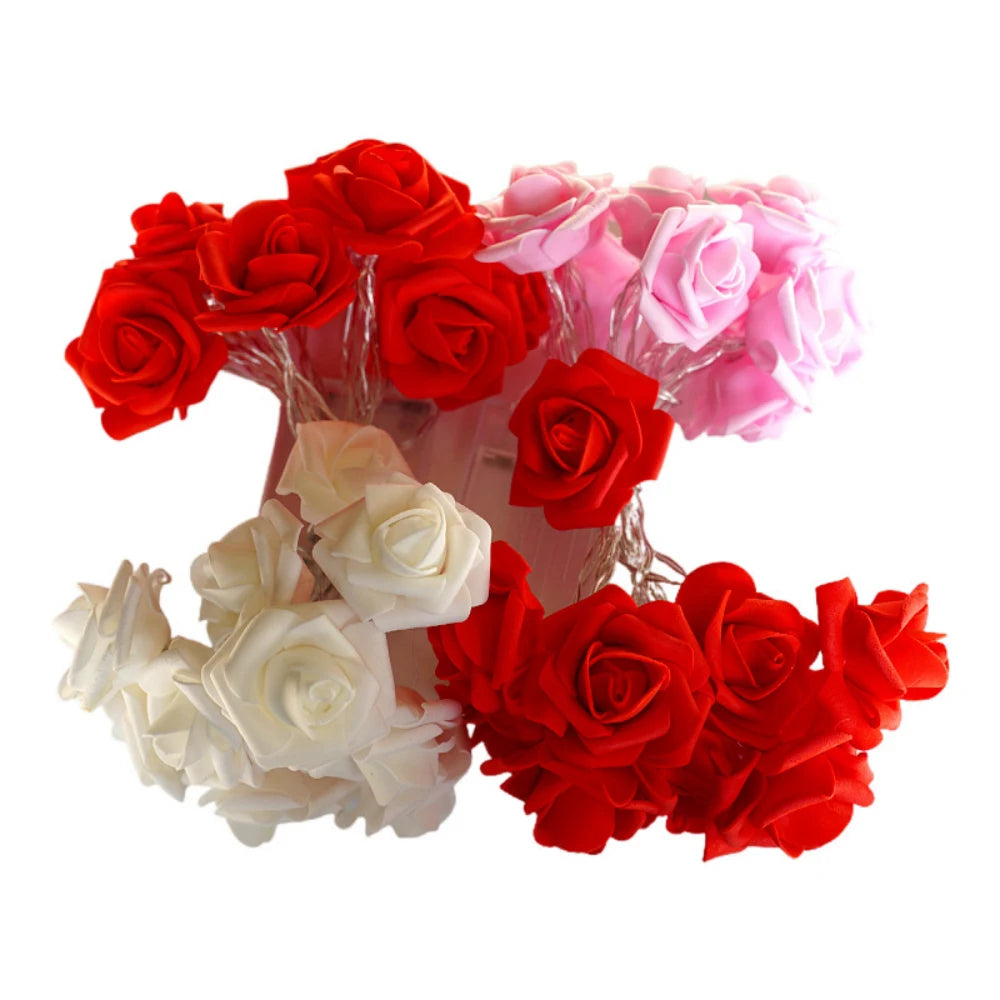 RGBローズフラワーLEDライト 1.5m〜10m