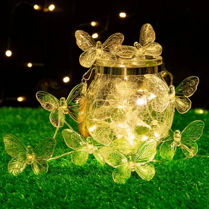 パーティー・インテリア用装飾 バタフライLEDライト 蝶モチーフ 華やか