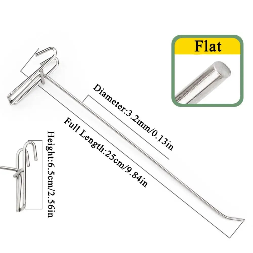 ステンレス製スクリーンフック 10〜25cm