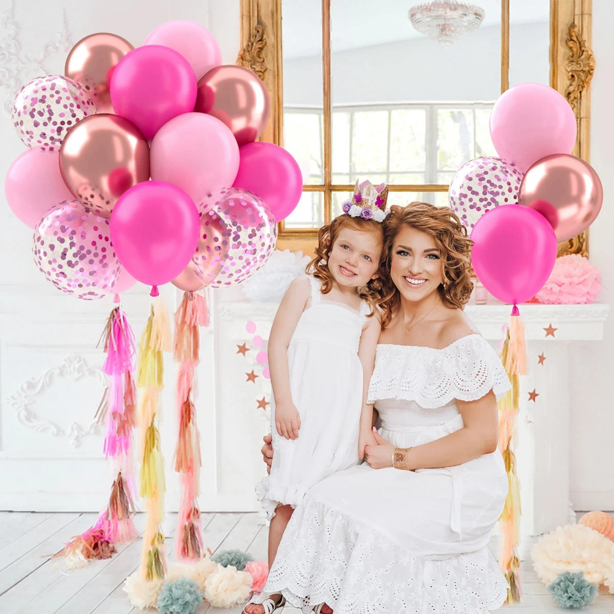 イベント・バルーン装飾 |メタリックカラーミックスバルーンセット