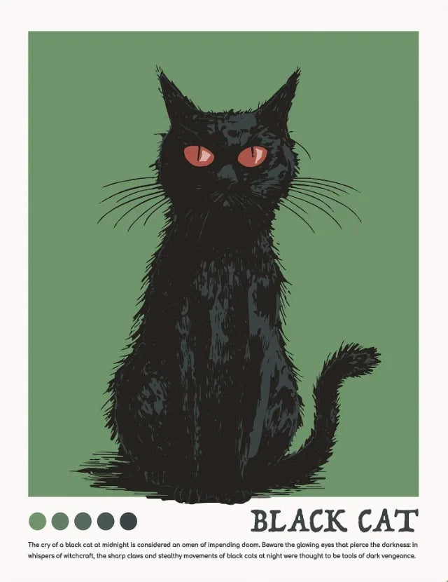 イベント・ハロウィングッズ|ヴィンテージハロウィンキャンバスアートポスター