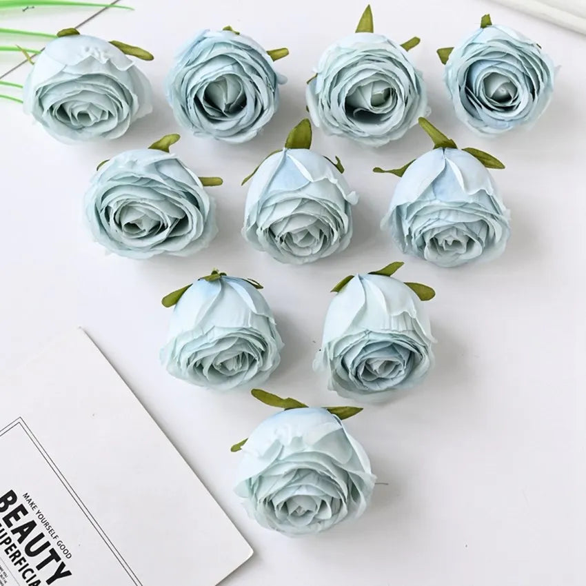 パーティー・インテリア装飾|シルク製造花ローズ50個セット