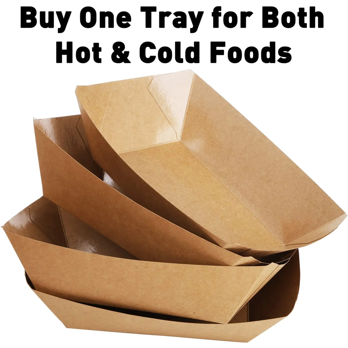 |イベント・ノベルティ用品 | 電子レンジ可 クラフト紙トレイセット |S/M/Lサイズ