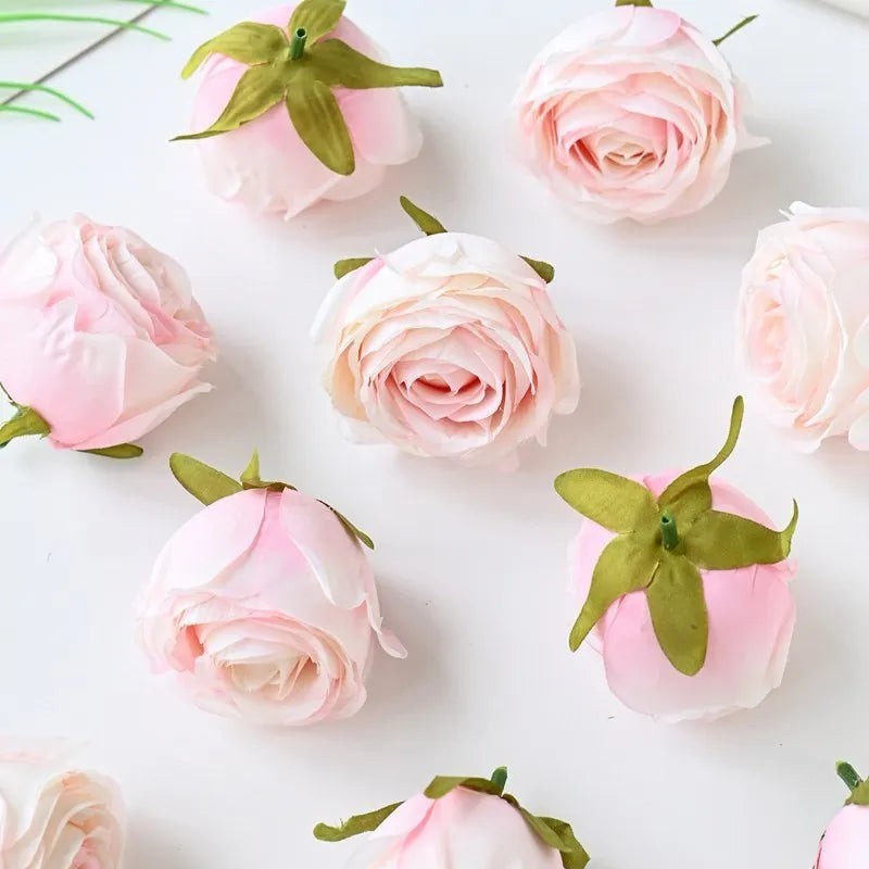 パーティー・インテリア装飾|シルク製造花ローズ50個セット