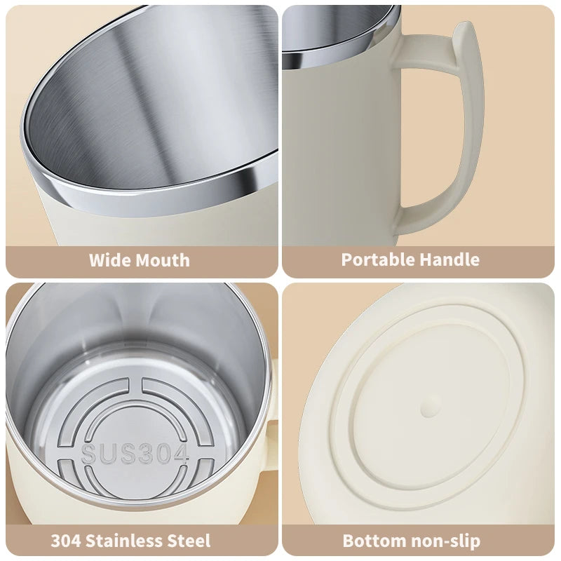 |イベント・ノベルティ用品 | 断熱ステンレス 茶葉フィルター付きマグカップ | 500ml