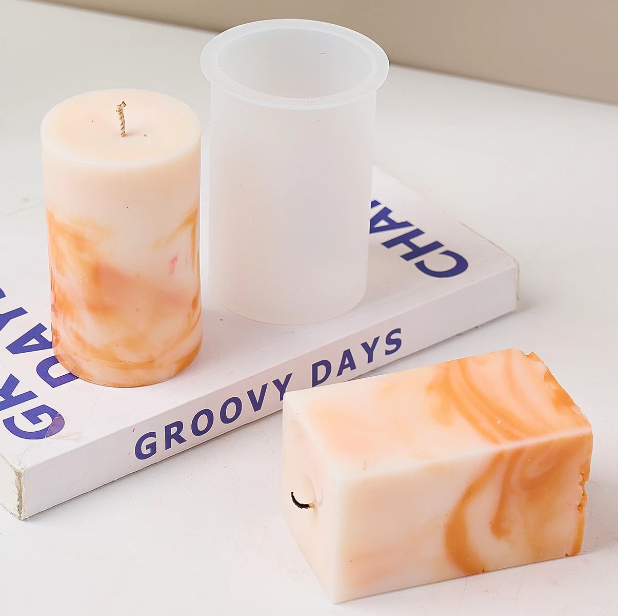 クラフト・DIY用|ハンドメイドキャンドル用 3D幾何学模様型