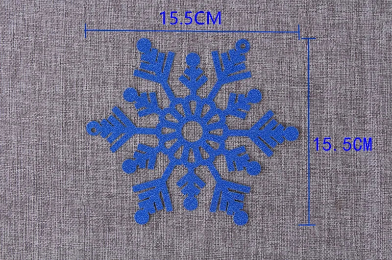 イベント・クリスマス装飾|スノーフレークテーマの誕生日&クリスマス旗