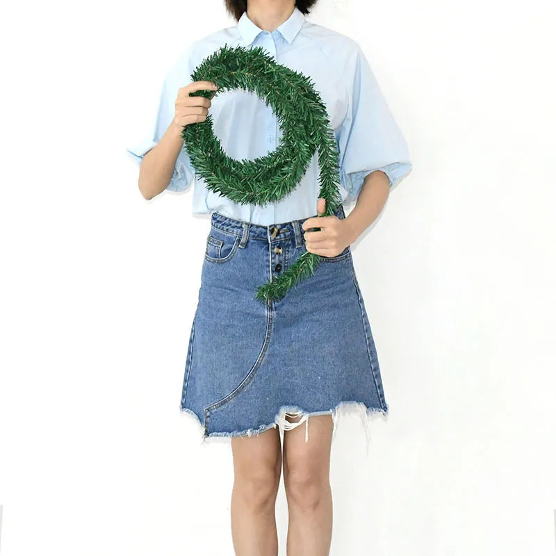 クリスマスリース|5.5m パインガーランド グリーン