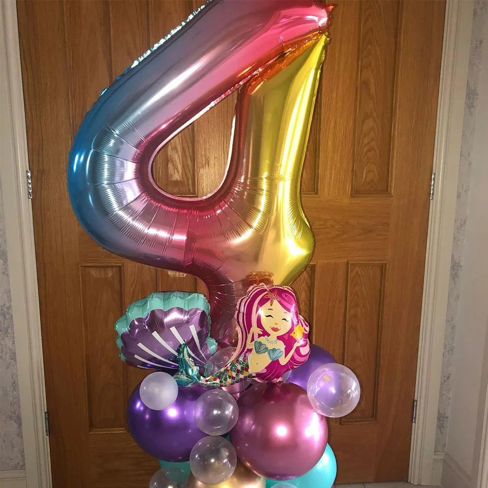 マーメイドテーマ ミニバルーンセット 10個